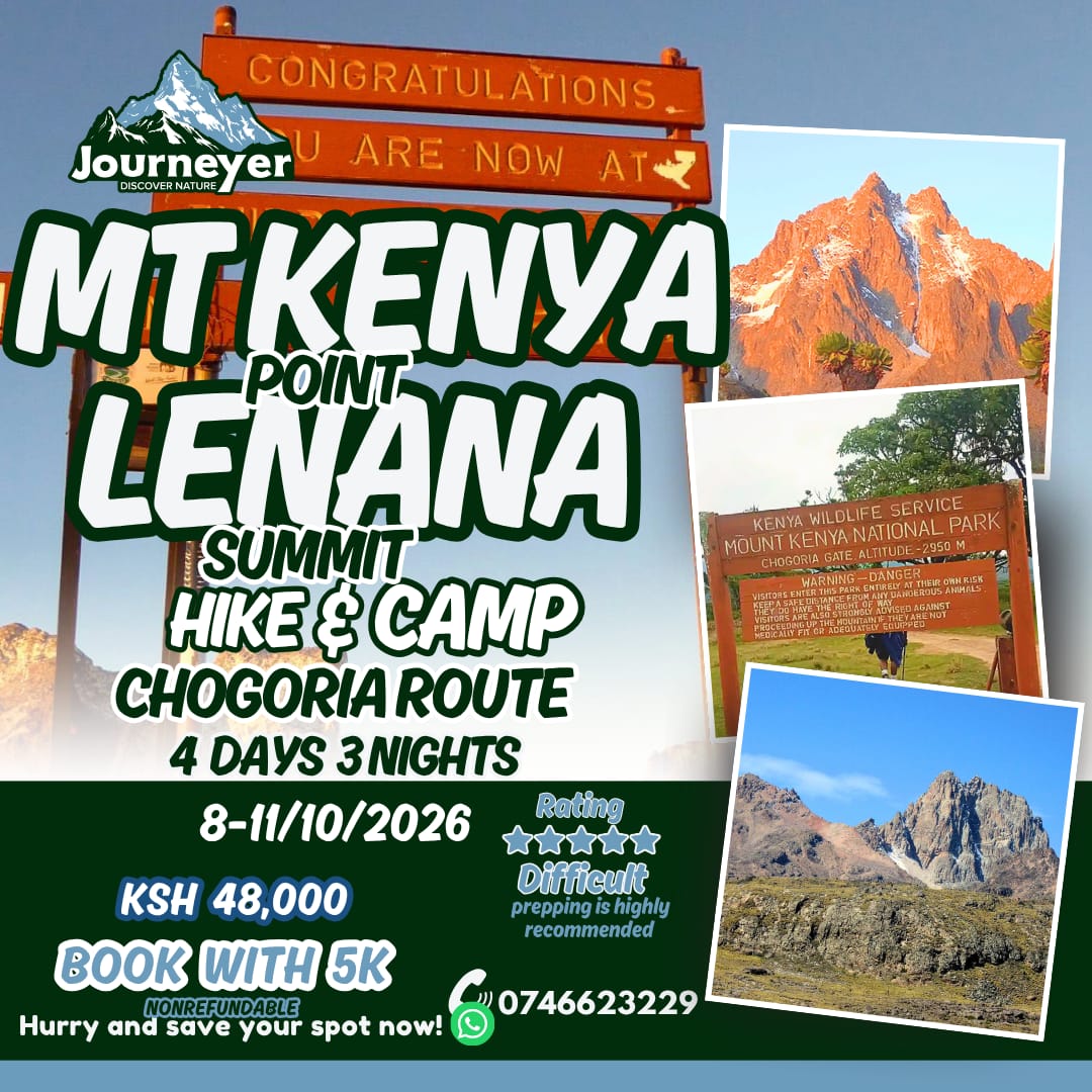 Mt Kenya Point Lenana Hike and Camp